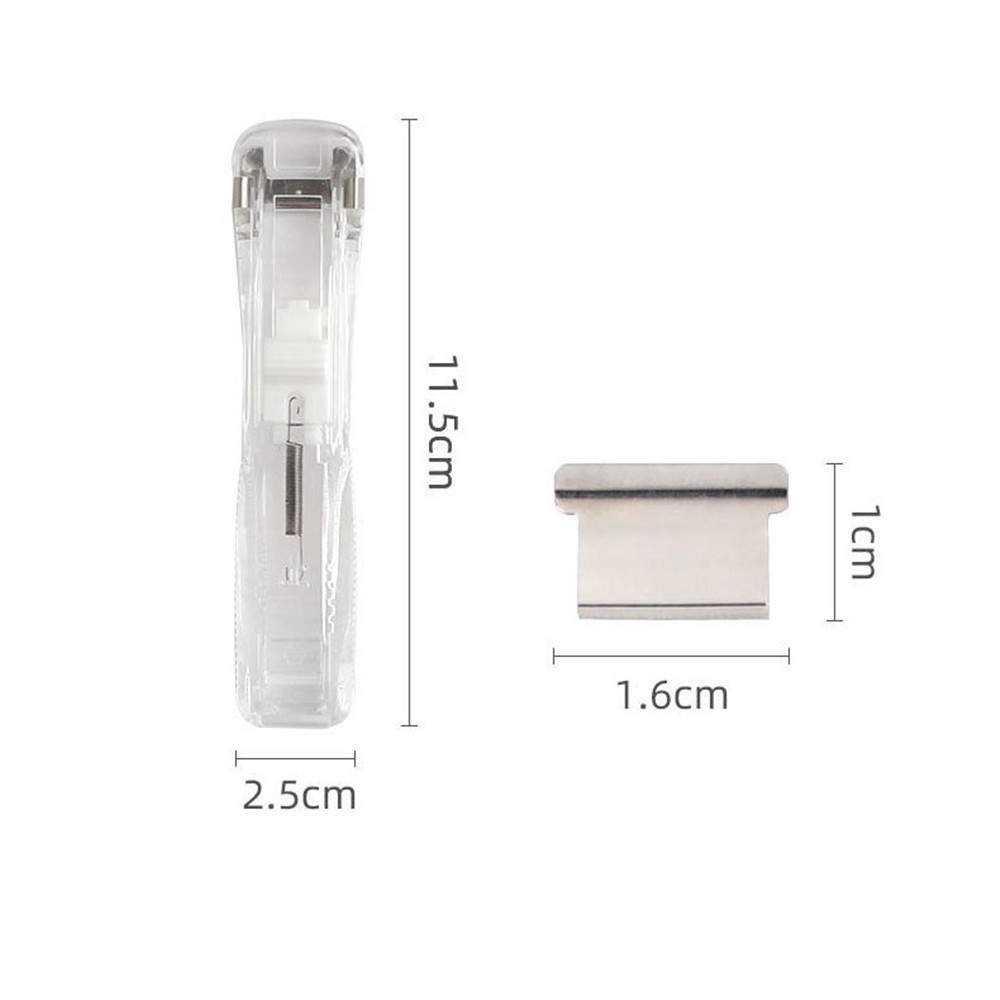 Dụng Cụ Bấm Ghim Giấy Cầm Tay Kèm 50 Kẹp Kim Loại Tiện Dụng