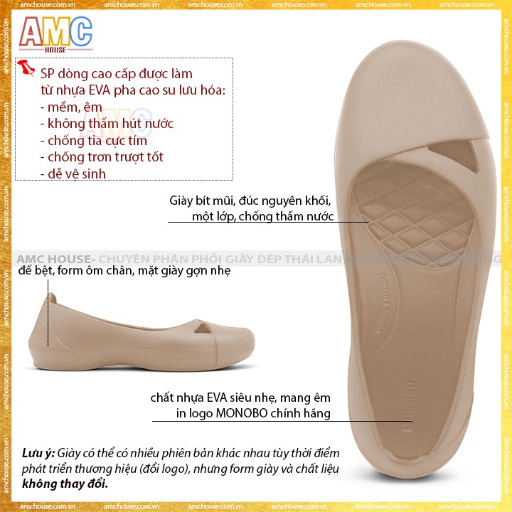 Giày nhựa đúc Thái Lan MONOBO siêu nhẹ - WINTER 1