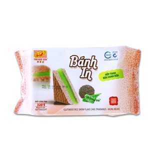 Bánh in nếp than đậu xanh dứa