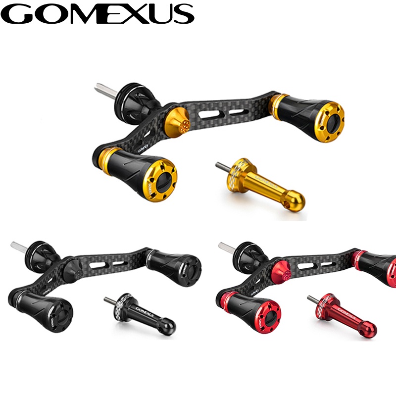 GOMEXUS Máy Câu Cá Tay Cầm Bằng Carbon 82-98mm Shimano Daiwa Abu Okuma