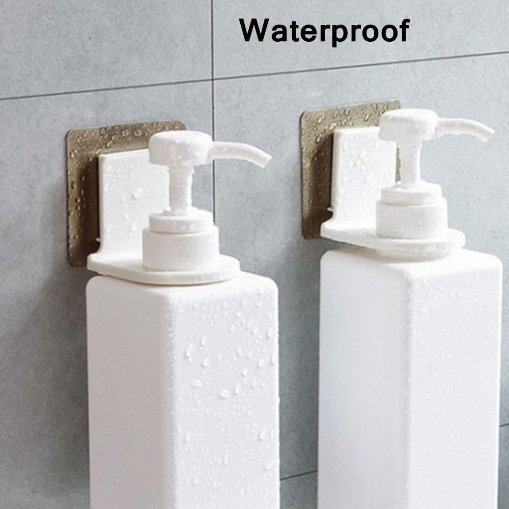 Móc treo chai xà phòng / dầu gội gắn tường tự dính chống nước chống ẩm cho nhà tắm