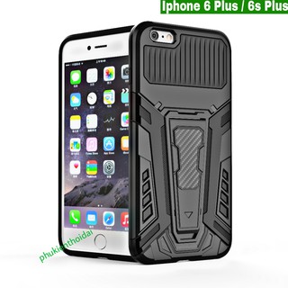 ỐP LƯNG IPHONE 6 PLUS / 6S PLUS IRON MAN PRO CHỐNG SỐC THỜI TRANG CAO CẤP