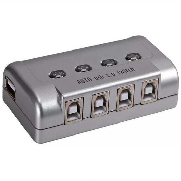 Bộ chia sẻ máy in tự động 1 ra 4 MT viki SW241 - Bộ chia máy in 1 ra 4 - Chia máy in 1 in 4 out