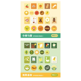 Set 40 Miếng Dán Hình Lá Thư Dễ Thương