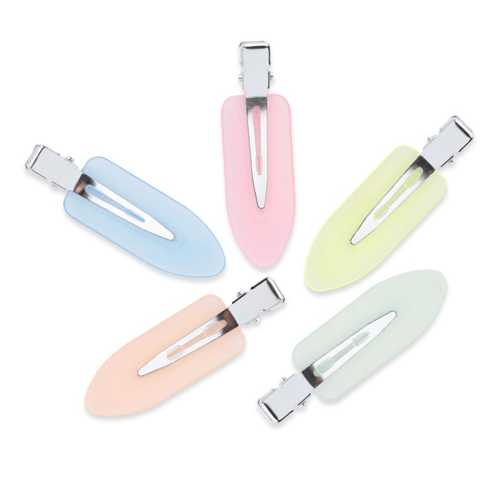 (Hàng Mới Về) Bộ 4 Kẹp Tóc Cố Định Không Để Lại Dấu Vết Màu Kẹo Trong Suốt Thời Trang