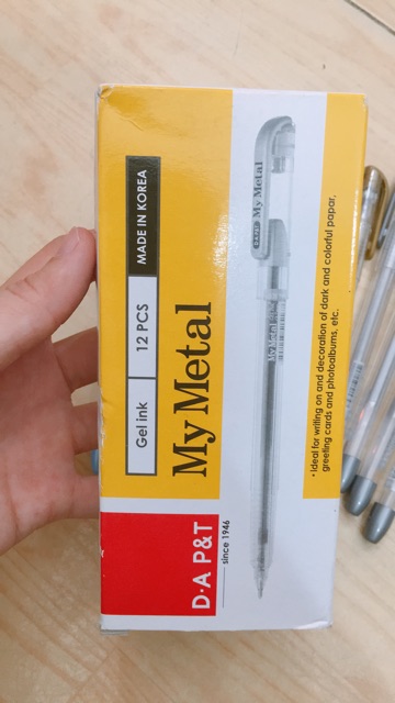 BÚT KIM TUYẾN HÀN QUỐC 0.7 DONGA PEN MY METAL