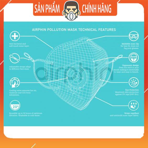 AIRPHIN - KHẨU TRANG CHỐNG Ô NHIỄM PM 2.5 cho trẻ em