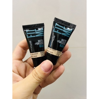 KEM NỀN MAYBELLINE FITME MATTE PORELESS FOUNDATION TUBE MINI 5ML