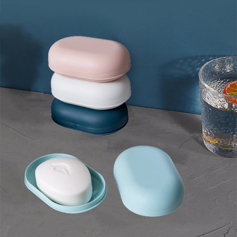 1 Hộp Đựng Xà Phòng Bằng Nhựa Trọng Lượng Nhẹ Chống Thấm Nước Mang Đi Du Lịch Tiện Lợi