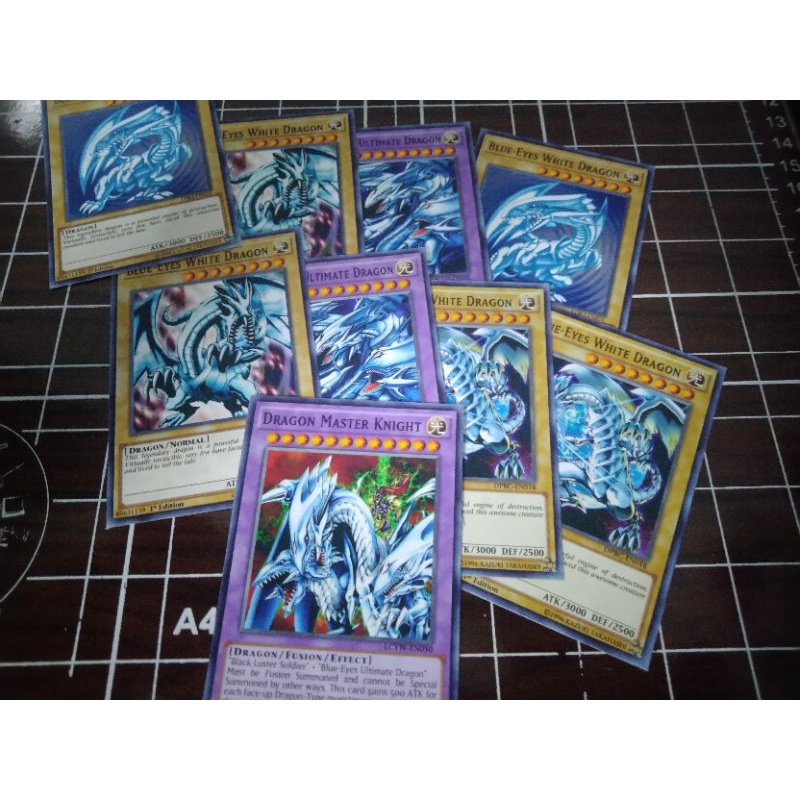 Thẻ bài Yugioh Rồng trắng mắt xanh White Blue eyes dragon YUGIOH THẺ IN ST STORE CARD 115