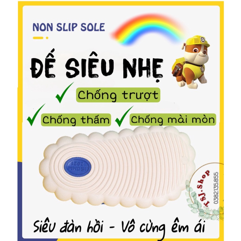 Dép sục Crocs trẻ em hình chú chó cứu hộ Paw Patrol chính hãng mẫu mới nhất 2022