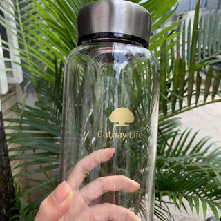BÌNH THỦY TINH 1000ML IN LOGO CATHAY LIFE