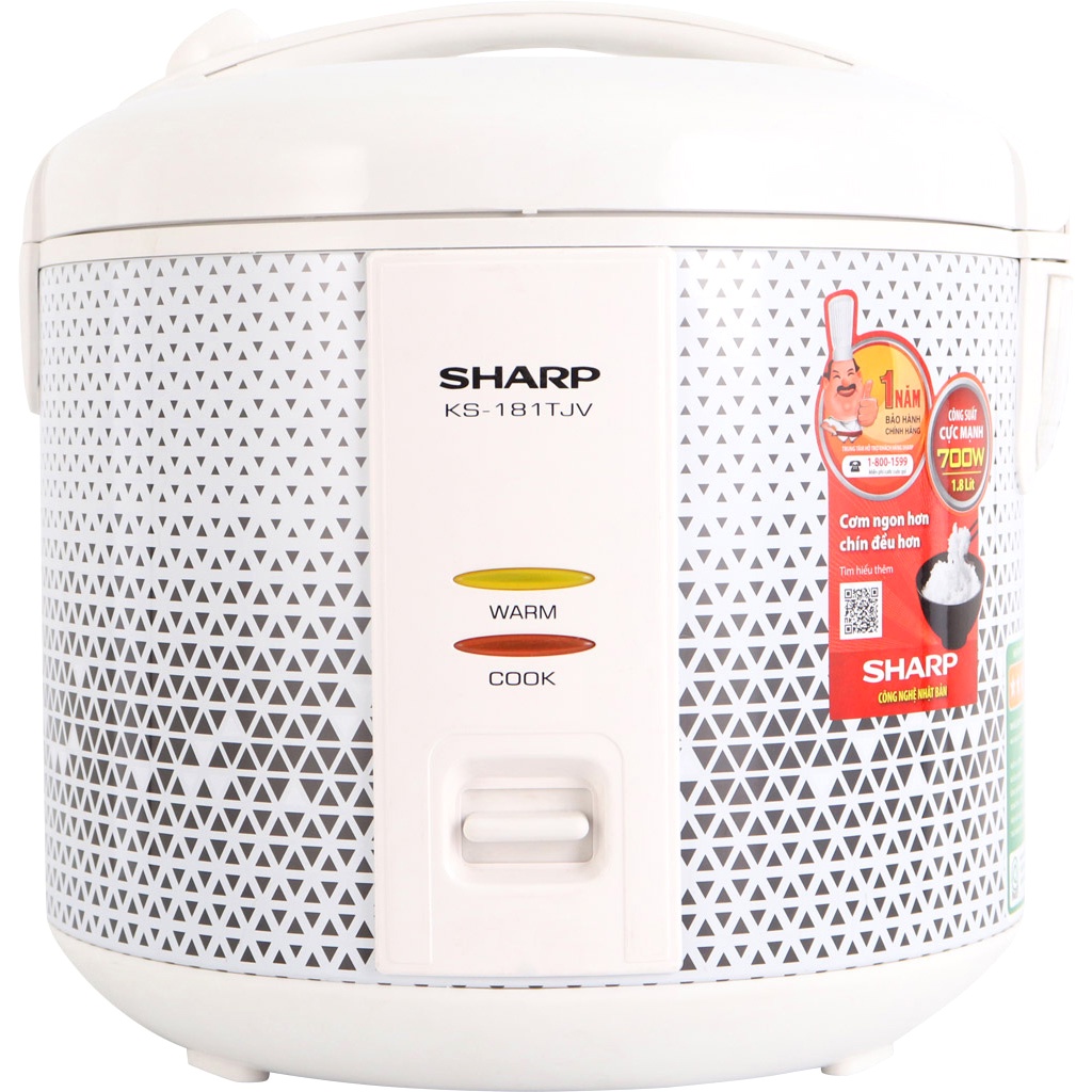 Nồi cơm nắp gài Sharp KS-181TJV