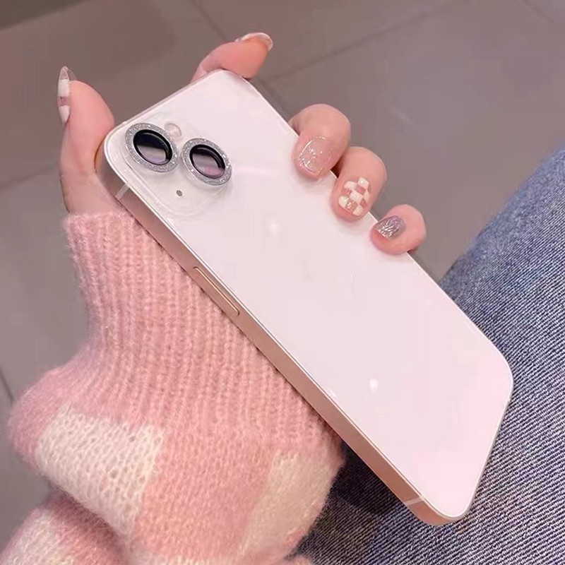 Ốp Điện Thoại Kim Tuyến Chống Bụi Bảo Vệ Camera Cho iPhone 13 / 12 / 11 / Mini 13 Pro Max