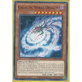 [ Zare Yugioh ] Lá bài thẻ bài MP20-EN160 Galactic Spiral Dragon