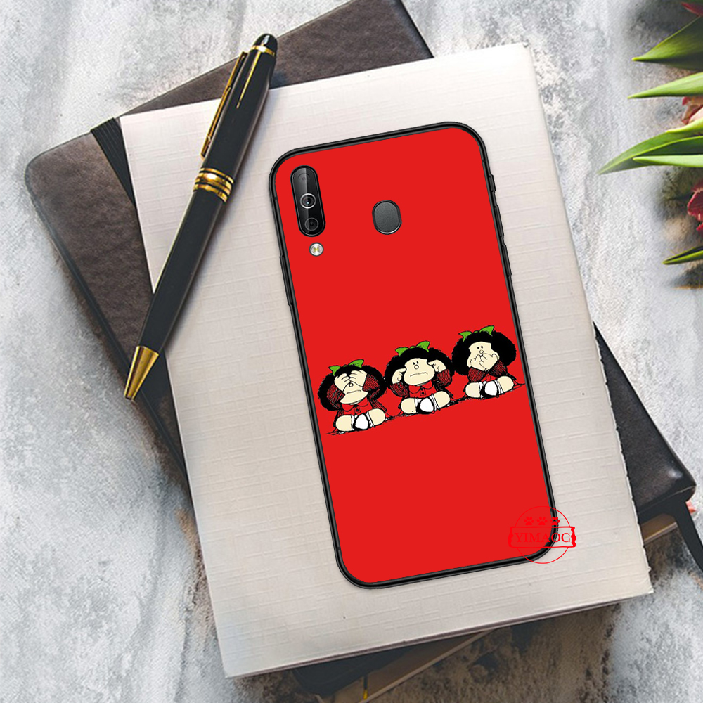 Samsung A31 A42 A02 A12 A32 A52 A72 F62 M62 Soft Case 201C Mafalda Classic image painting
