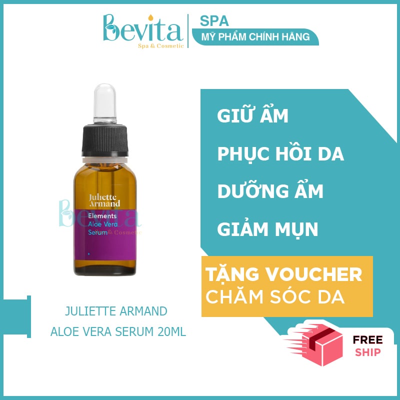 Serum dưỡng ẩm dịu da lô hội Juliette Armand Aloe Vera Serum 20ml - Bevita