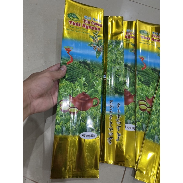 10 túi đóng chè thái nguyên hút chân không 500gram