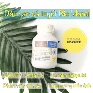 Dầu gan cá tuyết Cod Liver Fish Oil Bio Island Úc
