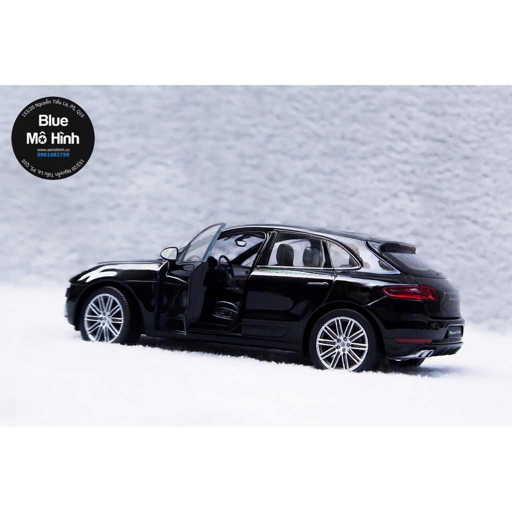 Blue mô hình | Xe mô hình Porsche Macan Turbo SUV Welly 1:24