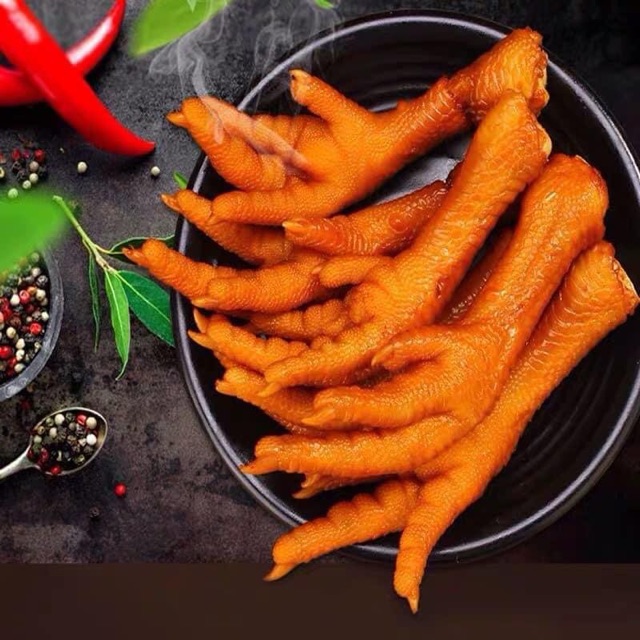 CHÂN GÀ CAY TỨ XUYÊN 32G , đồ ăn vặt trung