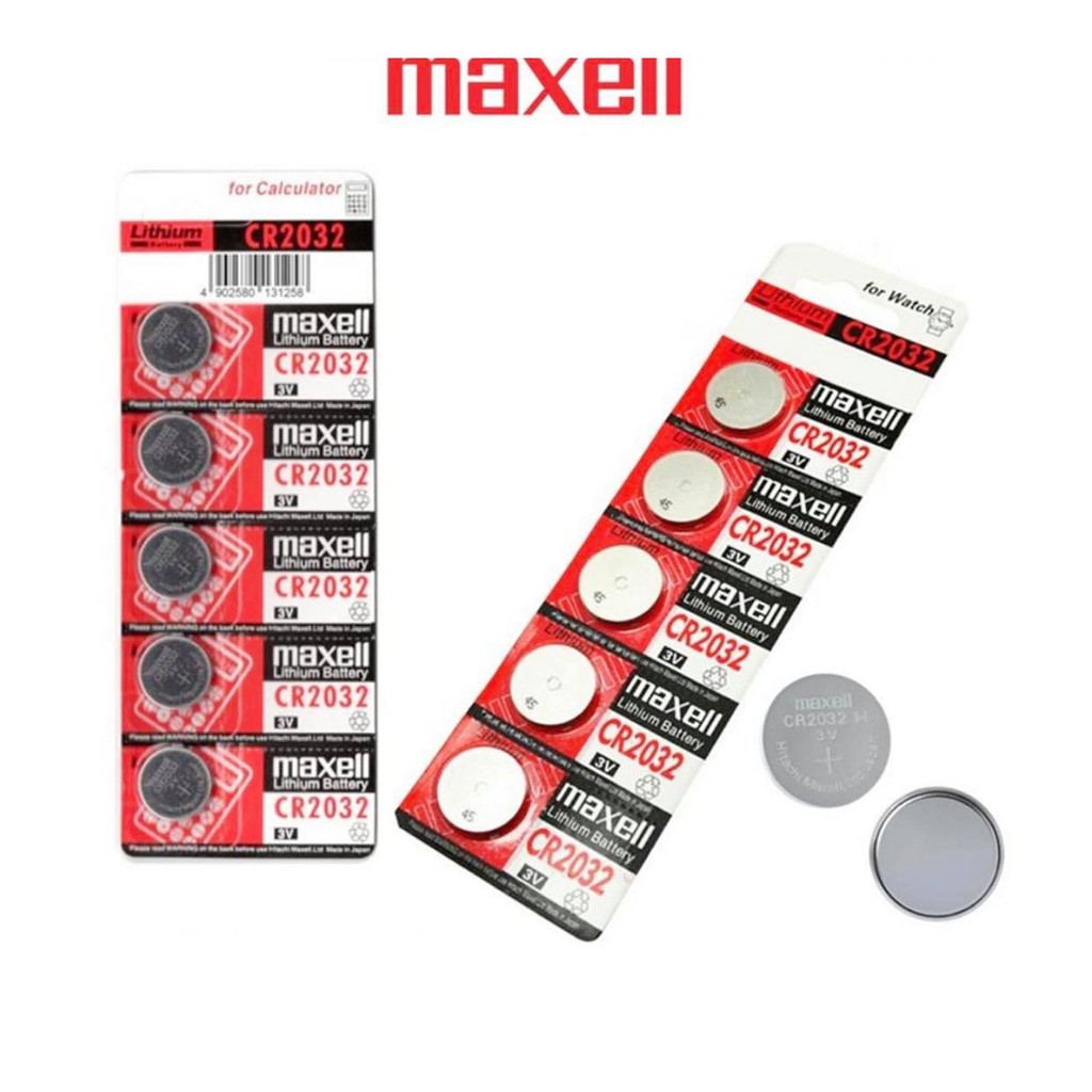 Pin Maxell lithium CR2032 - 3V (Dùng Cho Cân Điện Tử)