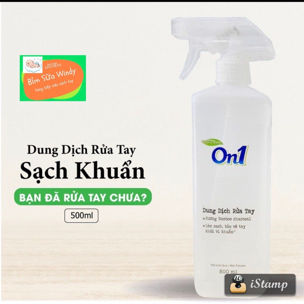Dung Dịch Rửa Tay Khô On1 Hương BamBoo Charcoal 500ml | BigBuy360 - bigbuy360.vn