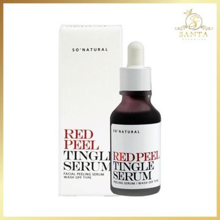 Red peel tingle serum ngừa mụn aha bha so natural hàn quốc