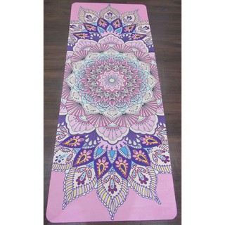 Thảm yoga du lịch bằng da lộn cao cấp