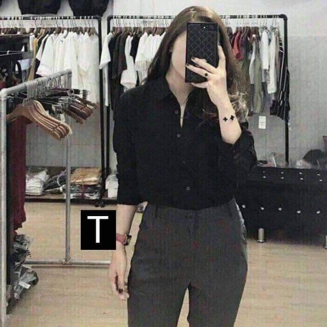 Áo sơmi nữ trơn TTY577