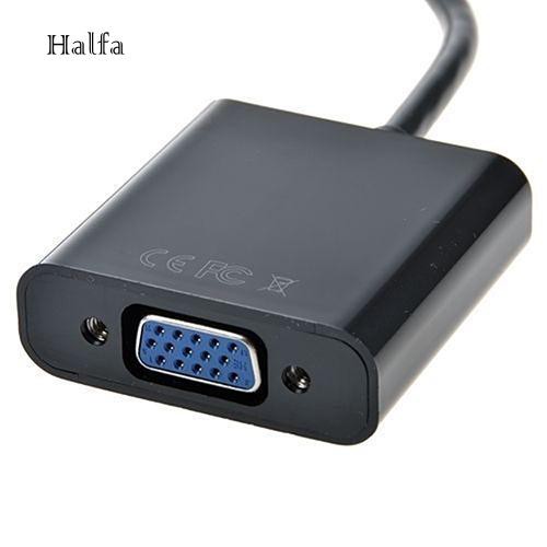 Cáp chuyển đổi đầu cắm 1080P HDMI sang cổng cắm VGA cho máy tính/DVD/HDTV