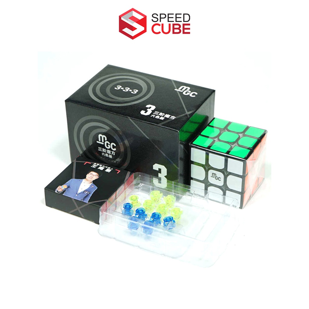 Rubik 3x3 YJ MGC V2 Có Nam Châm Stickerless/Viền đen (Hãng mod) - Shop Speed Cube