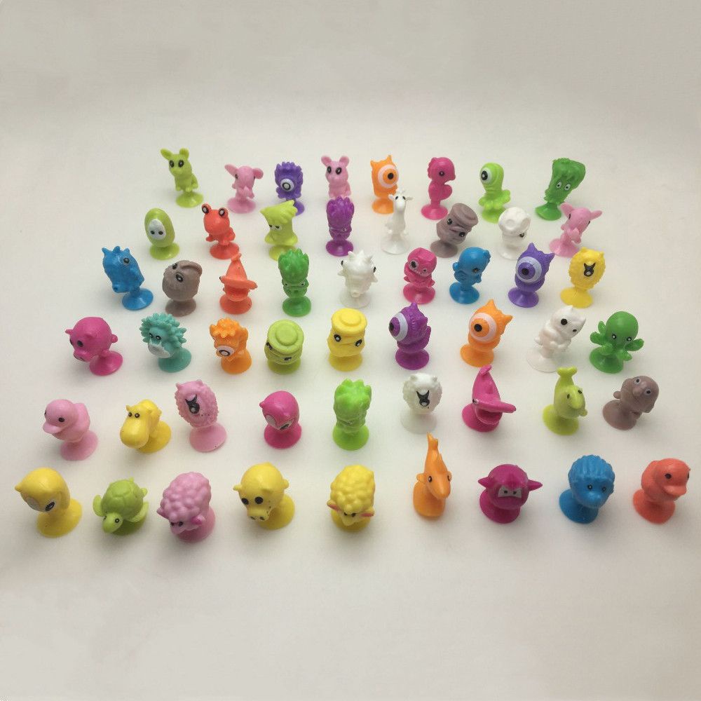Set 20 Mô Hình Đồ Chơi Nhân Vật Hoạt Hình Có Giác Hút Vui Nhộn Cho Bé