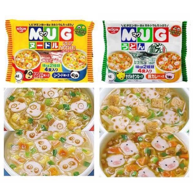 Mì MUG Nissin Ăn Dặm Cho Bé Nhật Bản 92g