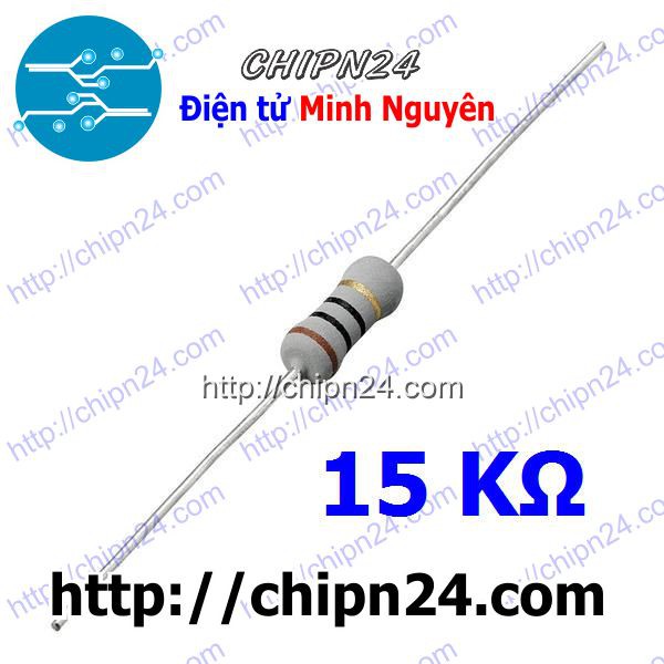 [10 CON] (F154) Điện Trở 15K 1W 5%