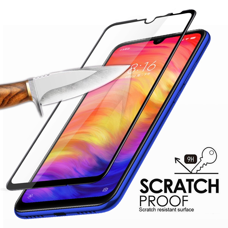 Kính cường lực 2.5D bảo vệ màn hình cho Xiaomi Redmi Note 7 5 6 Pro Mi 9 8 A1 A2 K20 7A