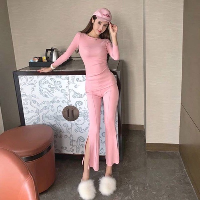 SET ÁO BODY + QUẦN ỐNG LOE