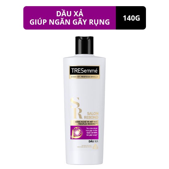 Dầu xả TRESemmé giúp ngăn gãy rụng tóc/ vào nếp suôn mượt, 140g/chai