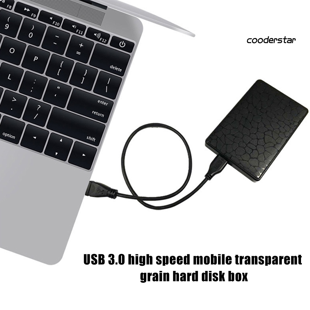 COOD-st USB 3.0 External 2.5inch SATA SSD Mobile Hard Disk Drive Case Adapter Box for PC