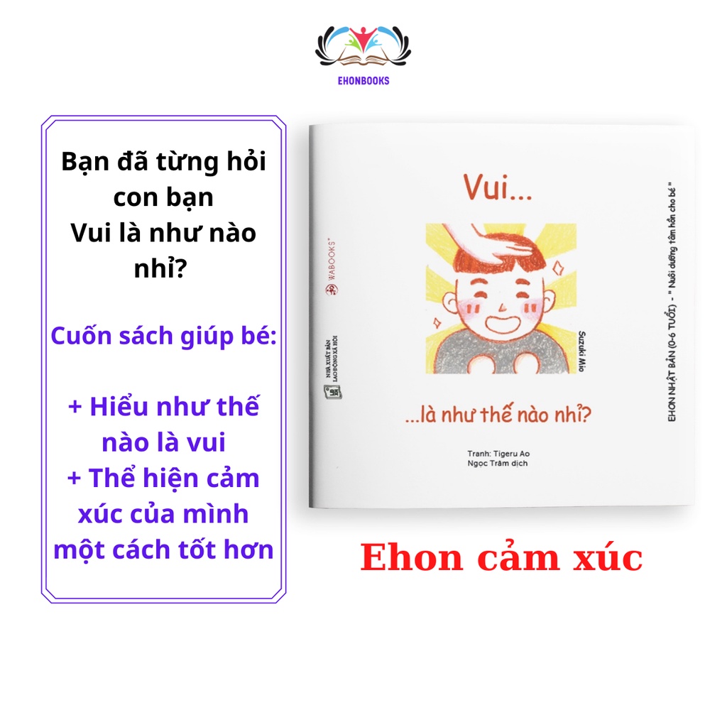 Sách Ehon Điều kì diệu Cảm xúc Ehon Nhật Bản cho bé từ 0 6 tuổi wabooks combo 3 cuốn