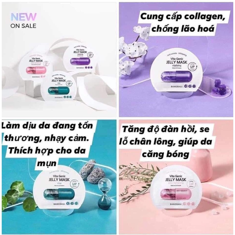 [CHÍNH HÃNG] Mặt Nạ Dưỡng Da Banobagi Mask 30ml [13 Loại]