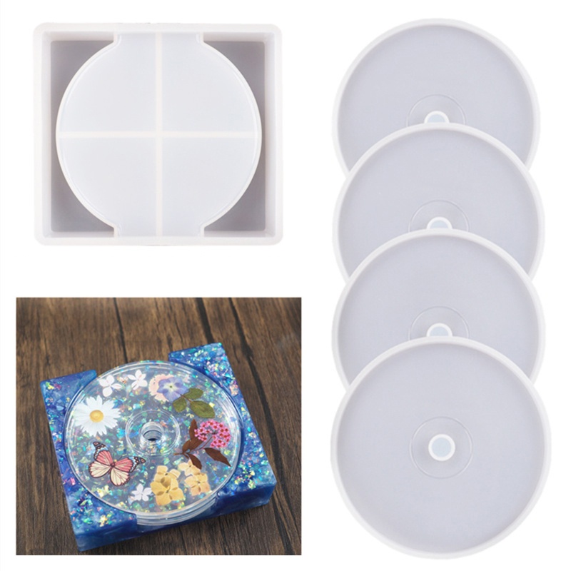 Khuôn Silicone Làm Đế Lót Ly Có Đèn led Phát Sáng