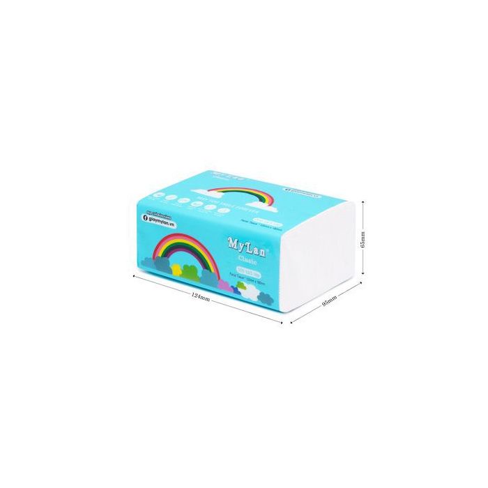 Giấy Ăn Cầu Vồng MyLan siêu dai, mềm mịn, không tan trong nước