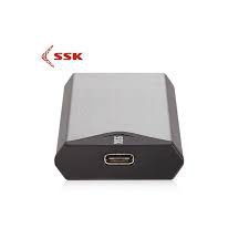✢✾Box chuyển SSD M2 Sata sang ổ cứng di động - SSK SHE-C320 chuẩn USB 3.0 5Gbps M.2- Hàng Chính Hãng Bảo Hành 6 Tháng