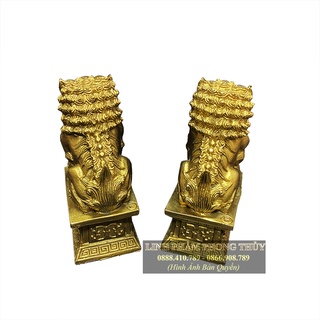 Cặp Kỳ Lân Bệ Đồng
