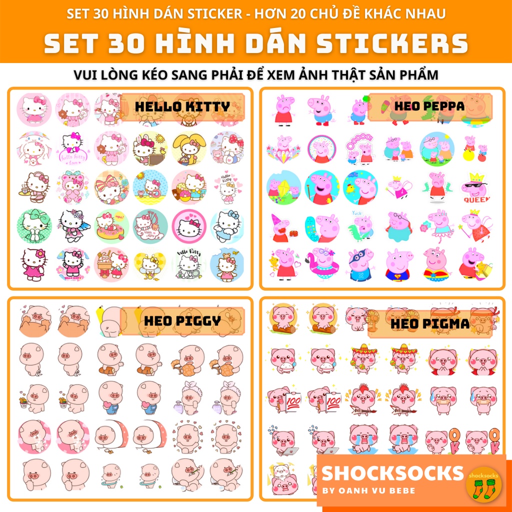🔥30 hình dán sticker - QUỲNH AKA / BÒ SỮA / TONTON FRIENDS và 20 chủ đề khác🔥