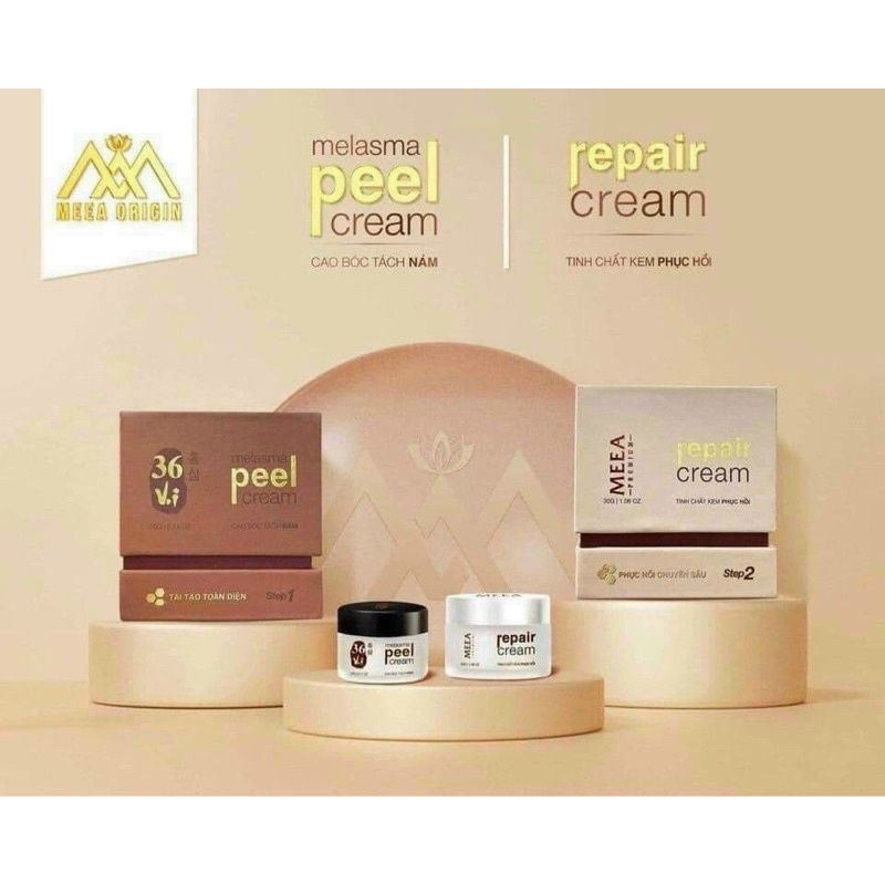 Combo Peel Da Tảo Sâm Và Kem Phục Hồi Da 36 Vị