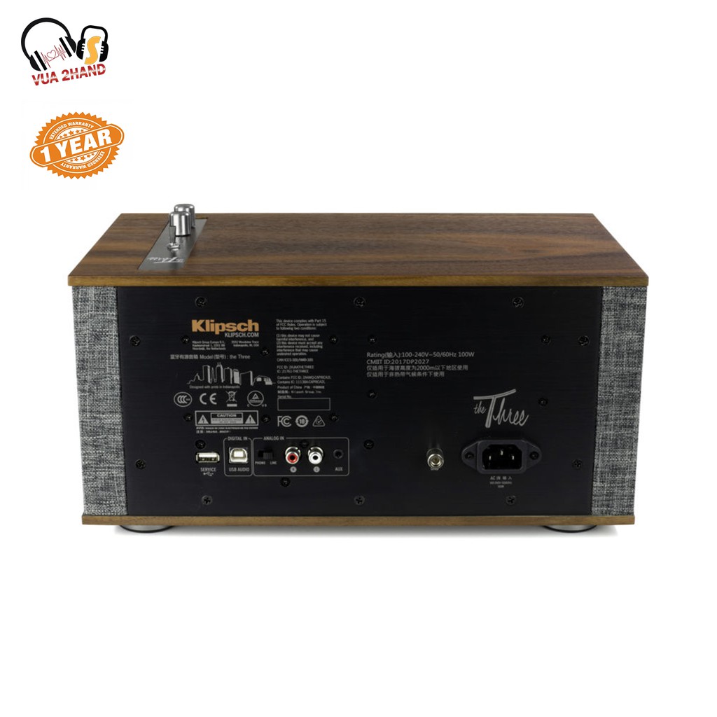 Loa Bluetooth Klipsch The Three ii Đời 2 chính hãng - Mới 100%