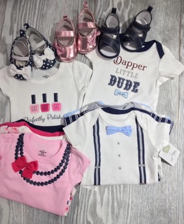 Set 5 body bé trai nhiều size (3-12 tháng)