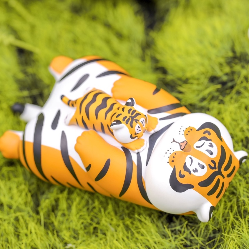 Panghu & baby Fat tiger Hộp Đồ Chơi Có Hộp Bịt Xung Quanh Cho Bé